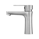 FALA Waschtischarmatur + Zubehör inox Steely2