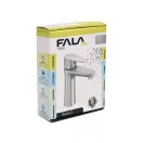 FALA Waschtischarmatur + Zubehör inox Steely2