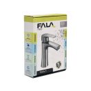 FALA Waschtischarmatur + Zubehör inox Steely3