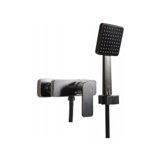 FALA Duscharmatur + Zubehör Retro Black 3
