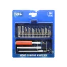 Modellierholzschnitzmesser-Set 16-teilig