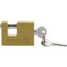 VOREL Vorhängeschloss 50 mm Sicherheitsmessing („U“-Vorhängeschloss)