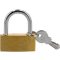 Vorhängeschloss Messing 3 Schlüssel 40 mm