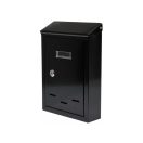 VOREL Briefkasten schwarz 285 x 200 x 60 mm