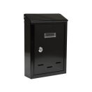 VOREL Briefkasten schwarz 285 x 200 x 60 mm