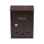 VOREL Briefkasten braun 285 x 200 x 60 mm