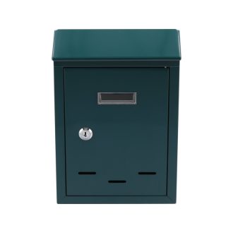 VOREL Briefkasten grün 285 x 200 x 60 mm