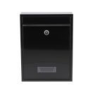 VOREL Briefkasten schwarz 360 x 260 x 80 mm