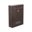 VOREL Briefkasten braun 360 x 260 x 80 mm