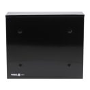 VOREL Briefkasten schwarz mit 2 Schlüsseln 310 x 360 x 100 mm