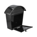 VOREL Briefkasten schwarz 380 x 320 x 105 mm