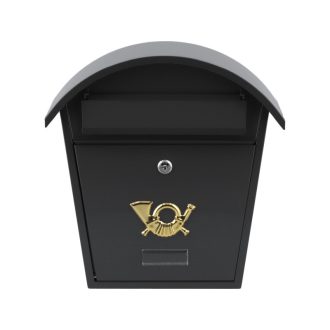 VOREL Briefkasten grau 380 x 320 x 105 mm