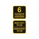 VOREL Winkel- und Werkzeughalter-Gürteltasche mit 6 Taschen