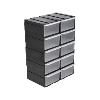   VOREL Schubladenschraubenhalter 10 Schubladen 225 x 155 x 100 mm