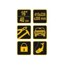 VOREL Werkzeugkasten Kunststoff 16"/400 mm