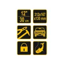 VOREL Werkzeugkasten Kunststoff 12"/310 mm