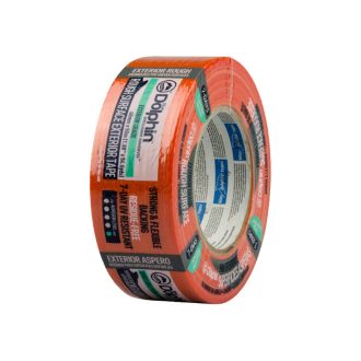   BLUE DOLPHIN Farb- und Abdeckband 48 mm x 20 m für raue Oberflächen im Außenbereich (orange)
