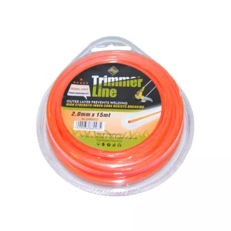 CORTEX Rasentrimmer Faden 2,0 mm x 15 m rund doppelseitig