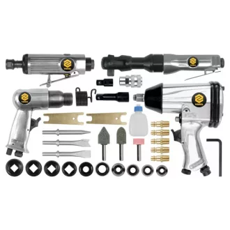 VOREL Druckluftwerkzeug- und Zubehörset 33-teilig