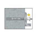 CELO MFR SB Senkbunddübel mit Sechskantkopf und integrierter Unterlegscheibenschraube 8 x 120 mm (4 Stk./c.)