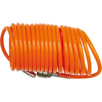 VOREL Pneumatikschlauch (Spirale) 8 mm x 10 m PU