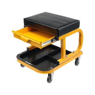 VOREL Werkstatthocker mit Schublade