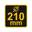 VOREL Trichter mit Filter 210 mm