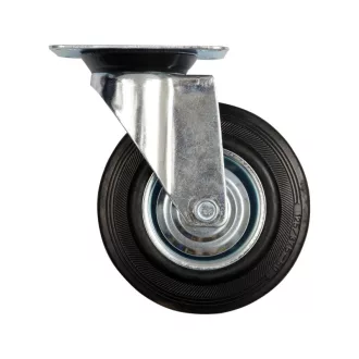 VOREL Industrierad-Schwenkgabel 125 mm 100 kg