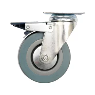 VOREL Industrierad mit Schwenkgabelbremse 50 mm 20 kg