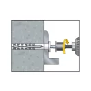 CELO MFR SB Senkbunddübel mit integriertem Sechskantkopf und Unterlegscheibenschraube 8 x 80 (4 Stück)