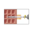 CELO MFR SB Senkbunddübel mit integriertem Sechskantkopf und Unterlegscheibenschraube 8 x 80 (4 Stück)
