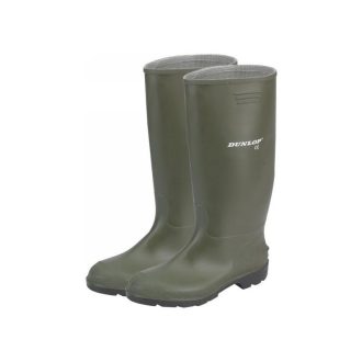   DUNLOP Gummistiefel, säure-alkalibeständig, grün Größe 38