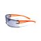ZEKLER 36 Schutzbrille rauchfarben, mit orangefarbenen Bügeln. Limitiert
