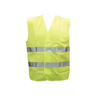 Weste mit reflektierenden Streifen FLUO gelb XXXL