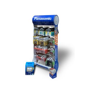   PANASONIC Empfangstheke Display mit 12 verschiedenen Produkten (100 Teile)