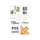 FLO Astschneider 690 mm/45 mm Fräser Teflon beschichtet