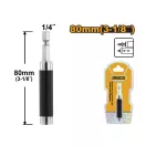 INGCO Bit-Halter 80 mm 1/4" magnetisch