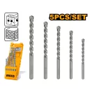 INGCO Steinbohrer-Set 5 Stück 4-10 mm zylindrisch