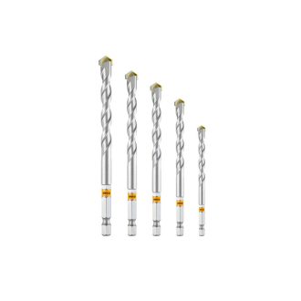INGCO Steinbohrer Set 5-teilig 4-10 mm für Bit-Halter