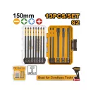 INGCO Impact langes Bits-Set 13-teilig S2