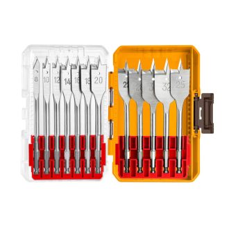 INGCO Flachbohrer Set 12-teilig für Bit-Halter