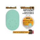 INGCO Klett-Fiberscheibe 125 mm 8-Loch (50 Stück)