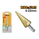 INGCO Stufenbohrer 4-22 mm HSS