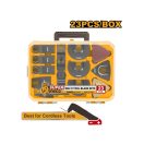 INGCO Sägeblatt- und Schleifplattensatz für Multifunktionswerkzeug 23-teilig