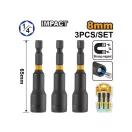 INGCO Schlagschrauber 8 mm (3 Stück)