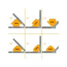 INGCO Schweißarbeitsstückhalterset 6-teilig