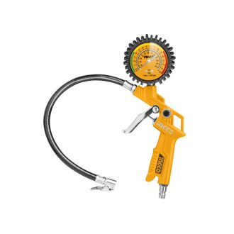 INGCO Reifenfüllpistole mit Druckmesser 0-8,5 bar 1/4"