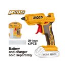INGCO Akku-Klebepistole 11 mm 20 V (ohne Akku und Ladegerät)
