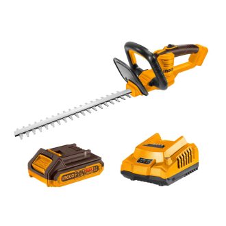   INGCO Akku-Heckenschere 460 mm 20 V (1 x 2,0 Ah Akku + Ladegerät)