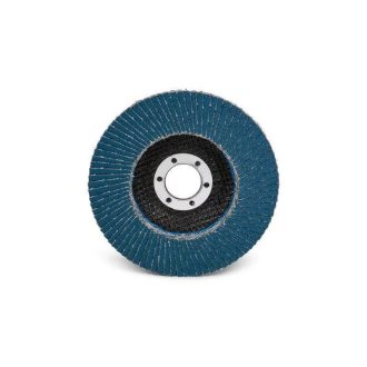   GERMAFLEX Lamellenschleifscheibe konisch 125 x 22,2 mm / P40 inox